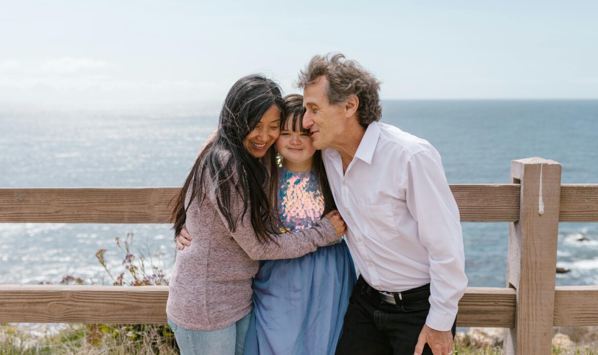 parents with a child suffering from autism