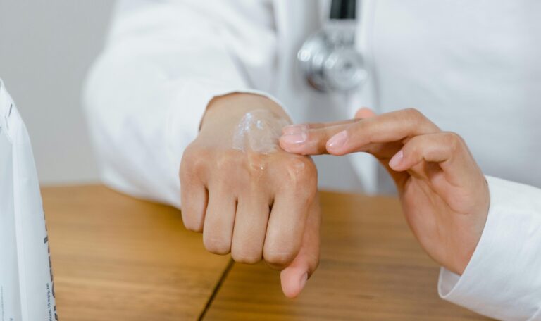 homeopath demonstrating how does homeopathy help Eczema